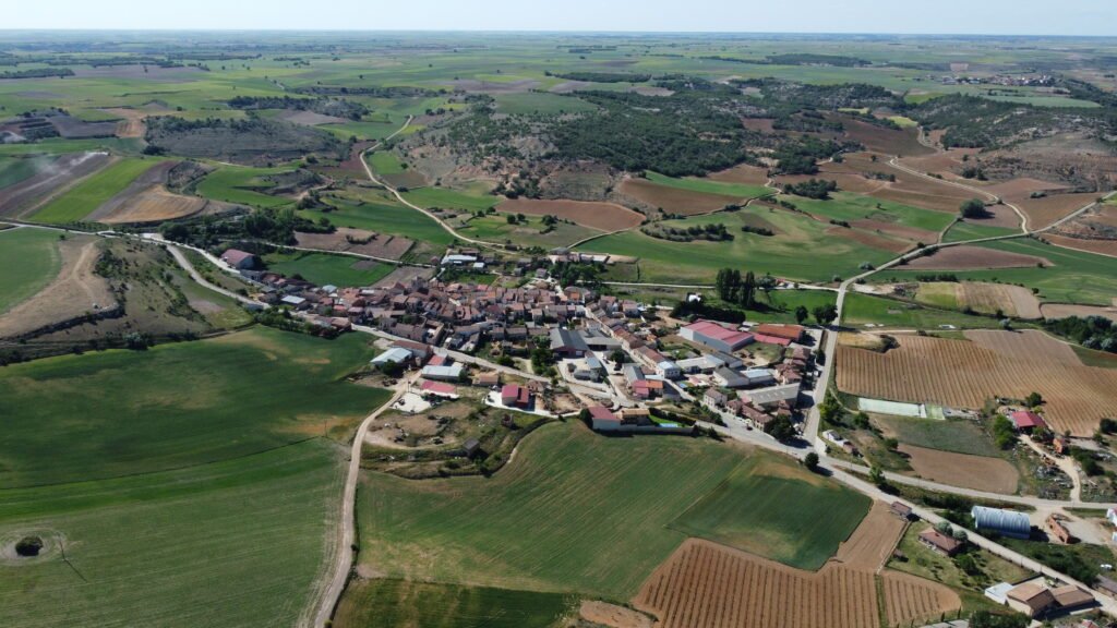 Vista aérea de Mambrilla de Castrejón